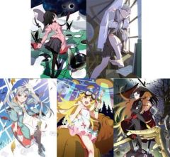 未使用品】終物語 前半全5巻DVDセット 完全生産限定版 全巻収納ケース