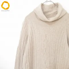 エルミダ ELMIDAS ニット・セーター カシミヤ タートルネック ラインストーン レディース [w947825]