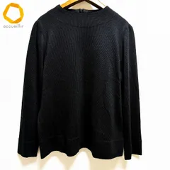#a サイトウトヨコ 斉藤都世子 ニット・セーター 黒 無地 カットソー レディース [986383] k01のサムネイル
