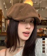 ハンチング レディース キャスケット秋冬