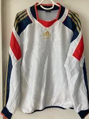 訳あり　古着　adidas   アディダス　長袖　トレーナー　メンズ　レディース　ホワイト　M