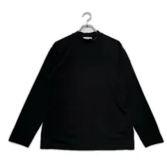 中古 レディース ナノユニバース nano universe インナー L ブラック モックネック ロゴプリント シンプル