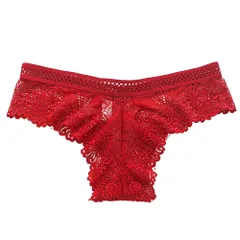 ブラジリアンショーツ レディース 総レース ショーツ Tバック ハーフバック セクシー 下着 透け感 花柄レース 響きにくい プチプラ インナー パンティ 黒 3303