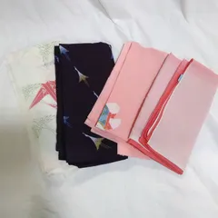 風呂敷 4枚セット 薄手 ふろしき 和装小物 おしゃれ ファッション 中古 R881