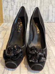 【B3-26】◇DIANA     サイズ25     パンプス　黒