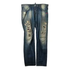 DSQUARED2 ダメージ リペア ユーズド加工 デニム パンツ