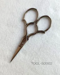 ステンレス★ハサミ★糸切バサミ★刺しゅう用はさみ★クラフトハサミ★レトロ★95mm <TOOL-S0002>