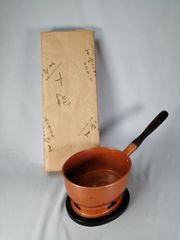 未使用茶道具】台付十能 木柄 水屋道具 火起こし - メルカリ