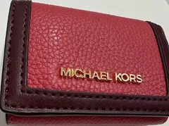 MICHAEL KORS マイケル・コース ミニ財布 トライフォールド ジップウォレット エクストラスモール　MK-312