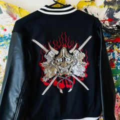レアコラボ】戦武×雅結×花の慶次 ライダースジャケット 総刺繍