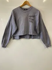 a767⚫︎Kastane⚫︎カスタネ⚫︎ロゴ⚫︎刺繍⚫︎長袖⚫︎Tシャツ⚫︎サイズM⚫︎グレー