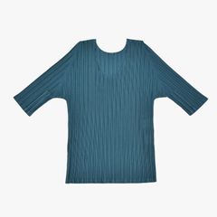 PLEATS PLEASE 半袖 カットソー ブラウス グレー - メルカリ