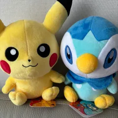 正規品/タグ付き ピカチュウ/ポッチャマ 中型 ぬいぐるみ set