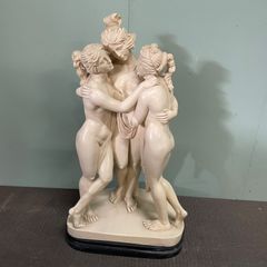 【A SANTNI】ギリシャ神話 三美神像 裸婦像 西洋彫刻 ITALY 三美神像>A. SANTINI CLASSIC FIGURE 女神像 オブジェ - メルカリ