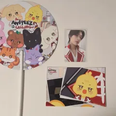 ATEEZ（エイティーズ・アチズ）IN THE CALLING ミンギ(MINGI)トレカ アニメTシャツ