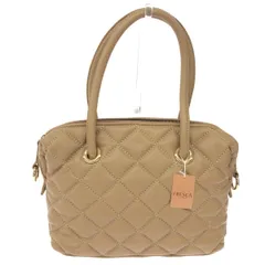 Fresca (銀座ﾖｼﾉﾔ) フレスカ トートバッグ  キルティング/レザー    ベージュ レディース / 240001183456