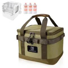 Kovea Cubeミニヒーター 収納専用バッグ キャンプ ソフトコンテナ 収納バッグ Kovea Cubeガスコンロヒーター 専用収納バッグ 10L コンテナボックス キュービックヒーター 専用収納バッグ 全面クッション入り 耐衝撃 仕切り 607f8bb4