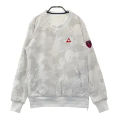 サイズ：M LE COQ GOLF ルコックゴルフ  リバーシブル 中綿ブルゾン ジャケット ネコ総柄 ホワイト系 [240101603667] ゴルフウェア レディース ストスト