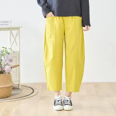 【新入荷】【新品】【送料込】タック入りバルーンシルエットパンツ(M~L) カラシ色