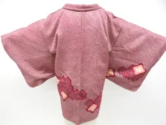 【一輝堂】羽織 総絞り しつけ付 羽織紐別売り 正絹 着物 身丈約78cm 裄丈62cm 26z01-99