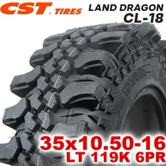 【2024年製】 送料無料 CST Tires 35x10.50-16LT 6PR 119K LAND DRAGON CL-18 バイアス ランドドラゴン シーエスティー MTタイヤ オフロードタイヤ マッドテレーン 1本