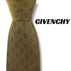 【7685】良品！ジバンシー　ネクタイ　ゴールド系