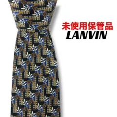 【7831】未使用保管品　ランバン　ネクタイ ブラック系