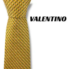 【7895】美品！ヴァレンティノ　ネクタイ　イエロー、ゴールド系