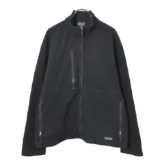 00年代 patagonia パタゴニア SYNCHILLA シンチラ フリースジャケット アウトドア ブラック(メンズ L)中古 古着 X2076