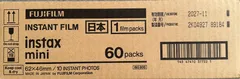 ＜セール＞チェキフィルム instax mini 60箱600枚　有効期限 2027年 12月