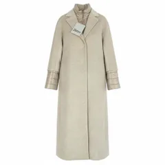 37a19 【未使用】 HERNO ヘルノ ピュアカシミア & ナイロンウルトラライトコート チェスターコート 2way ロング レディース 女性用 サイズ42 ライトベージュu02t