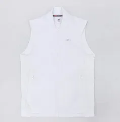 85 adidas アディダス 白 キルティング BEST ベスト