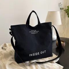 トートバッグ レディース 超軽量 大容量 A4 2WAY 帆布 キャンバス