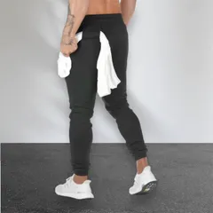 トレーニングウェア パンツ メンズ スポーツパンツ ジョガーパンツ 黒