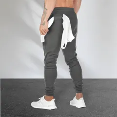 トレーニングウェア パンツ メンズ スポーツパンツ ジョガーパンツ グレー