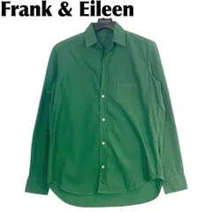【美品】 Frank＆Eileen 長袖 スキッパー シャツ XXS グリーン