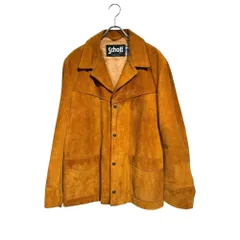 Schott (ショット) ■ ③ 5398 スウェード ウエスタンジャケット メンズ キャメル 40