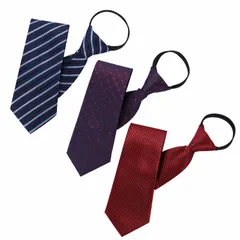 ネクタイ 結ばないネクタイ 3本セット ワンタッチネクタイ ビジネス 簡単 A