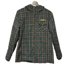  adidas  アディダス ネオレーベル マウンテンパーカー チェック柄 スポーツカジュアル 春  【ZK56】