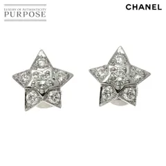 シャネル CHANEL コメット ダイヤ ピアス K18 WG ホワイトゴールド 750 星 スター COMETE Diamond Earrings Pierced 90305877