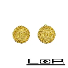 シャネル ■美品■ ココマーク イヤリング アクセサリー ゴールド GP 95A 箱 【504754】8