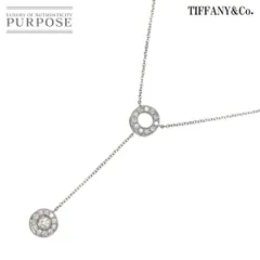 ティファニー TIFFANY&Co. サークレット ダイヤ ネックレス 40cm Pt プラチナ Circlet Necklace 90307464