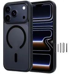【新品】 NIMASO iPhone 17 Pro 用 ケース MagSafeアクセサリー対応 スマホケース マグセーフ カバー 滑り止め マット仕上げ 全面保護 いPhone17Pro用 耐衝撃 米軍MIL規格取得 ワイヤレス充電 カメラコントロールカバ