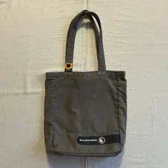 00s　archive　当時物　T&C SURF　Town&Country　タウンアンドカントリ―　トートバッグ　陰陽ロゴプリント　刺繍タグ　ギミック　トートバッグ　カーキ　Y2K　C-BOY　サーフ　yin yan logo print tote bad