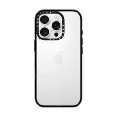 【新品】 CASETiFY コンパクト iPhone 16 Pro ケース [軽量/MIL規格準拠 (2x MIL-STD-810G) / ワイヤレス充電に対応] - クリア ブラック 0