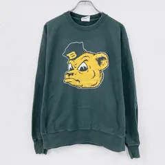 古着 used　Champion　チャンピオン　リバースウィーブ　スウェット/トレーナー　カレッジプリント　緑　グリーン　Lサイズ