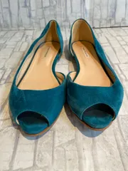 【B3-28】◇FABIO RUSCONI     サイズ36.5    フラットシューズ　緑