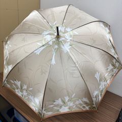 麻100% 柿渋 日傘 流し文字紋様 小宮商店 粋 和装 洋装 - メルカリ