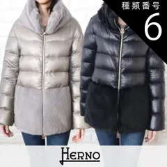 種類6:パールグレー/38 ヘルノ ダウンジャケット ダウンコート レディース フェイクファー HERNO PI001933D 2024年秋冬新作モデル