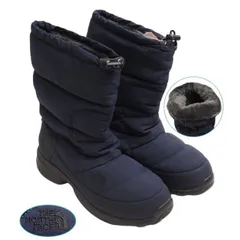新品正規 ノースフェイス 海外限定 グースダウン充填 ボア履き口 W BOOTIE CLASSIC ブーティー/ブーツ 25cmネイビー(NAV)